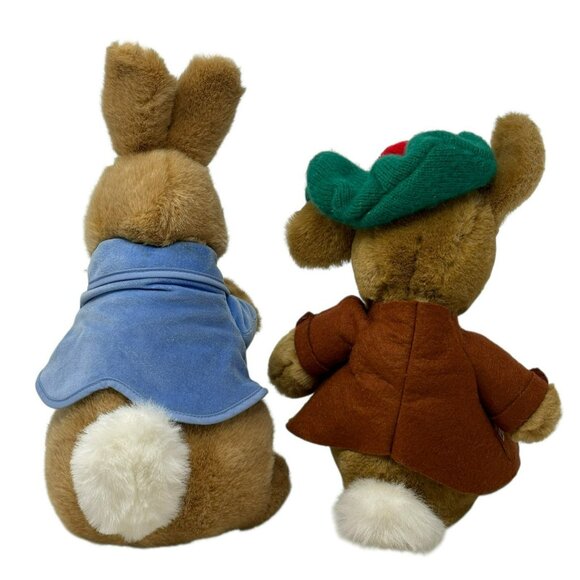 EDEN Peter Rabbit Lot 7 Plush Squirrel Frog Duck Hedgehog Beatrix Potter Vintage - Picture 6 of 16